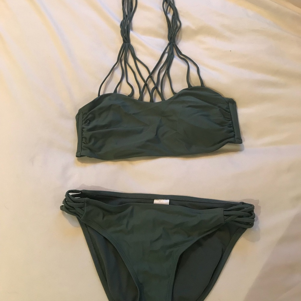 Two piece swim suit